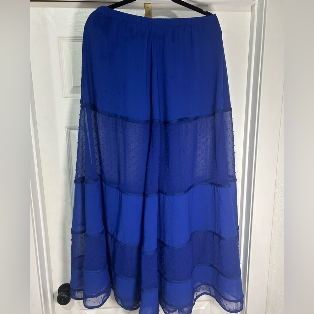 Dress the Population Royal Blue Maxi Skirt - Picture 2 of 4